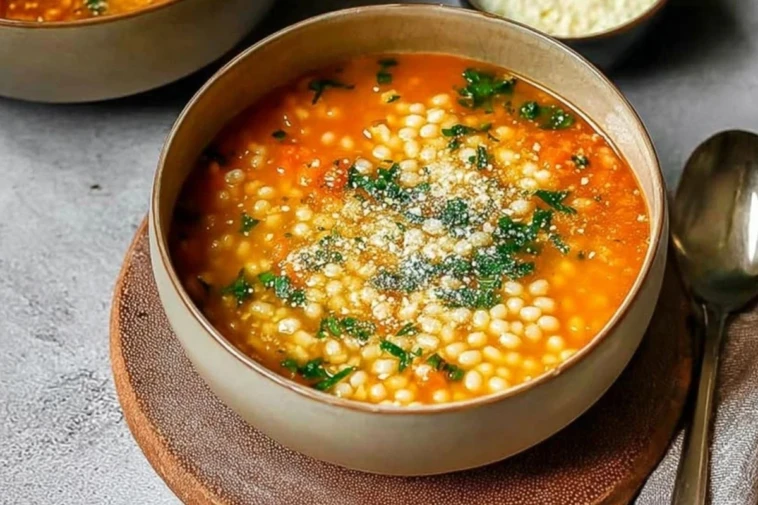 Traditional Italian Pastina Soup
