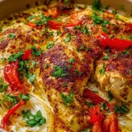 Turkish Chicken with Creamy White Sauce