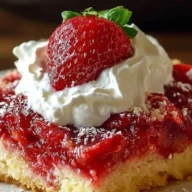 Ultimate Strawberry Cheesecake Dump Cake