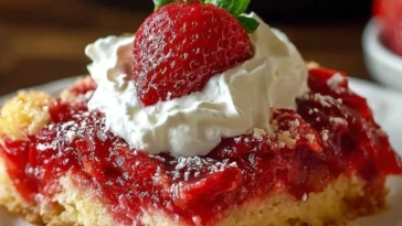 Ultimate Strawberry Cheesecake Dump Cake