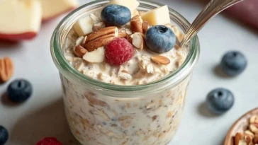 10 Minute Overnight Oats With Milk Powder
