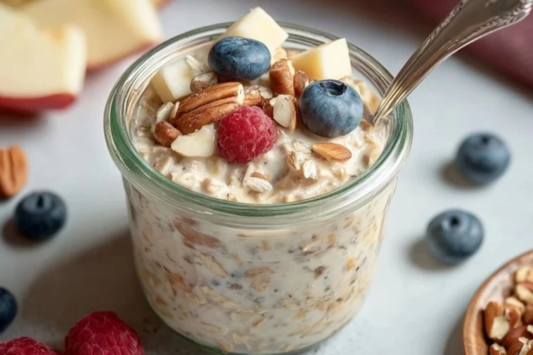 10 Minute Overnight Oats With Milk Powder
