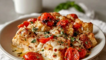 Bruschetta Chicken Casserole