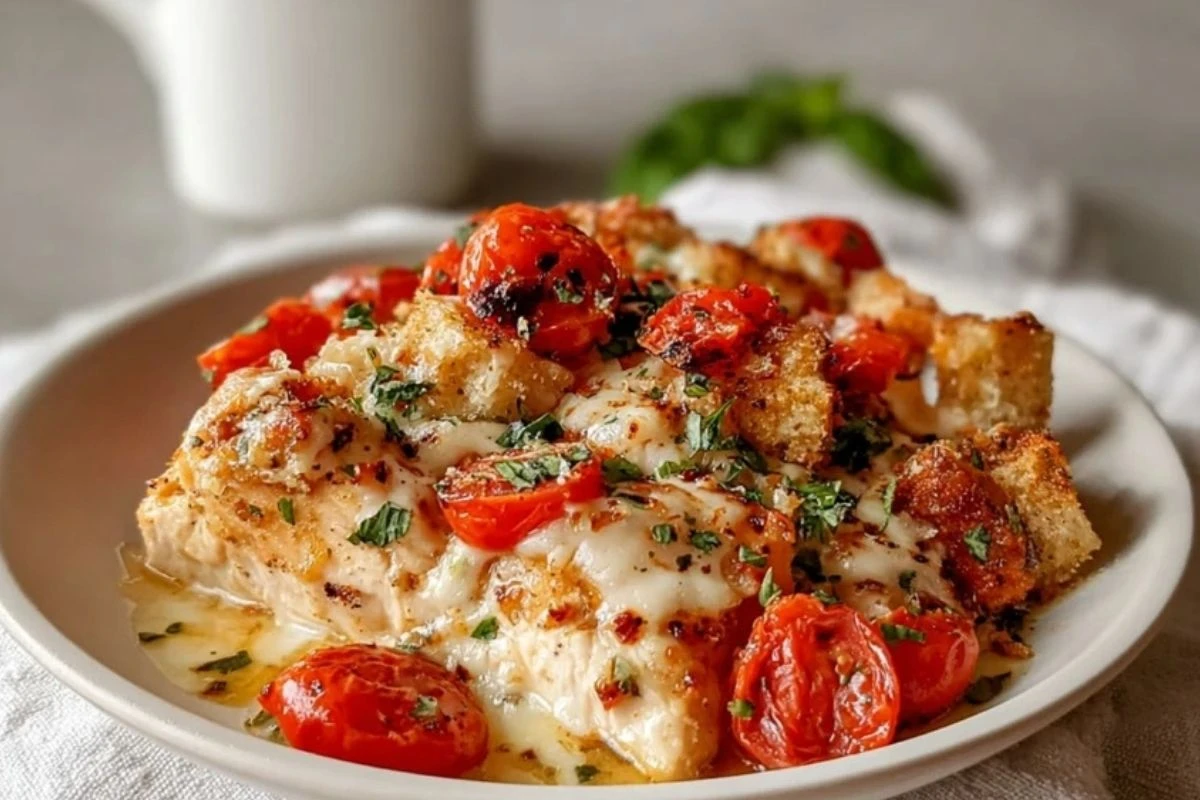 Bruschetta Chicken Casserole