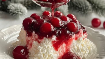 Cherries in the Snow Dessert