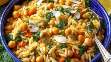 Chickpea Orzo