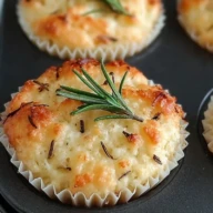 Fluffy Focaccia Muffins