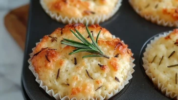 Fluffy Focaccia Muffins