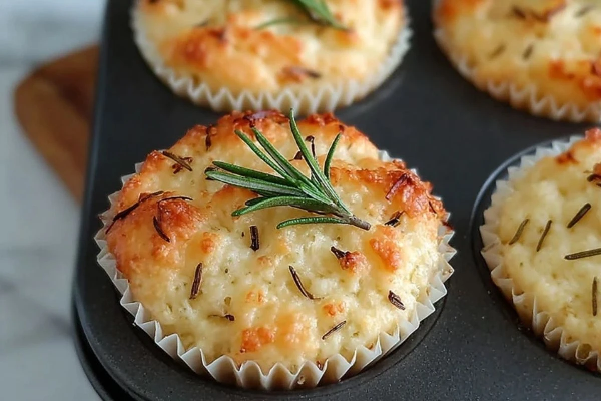 Fluffy Focaccia Muffins