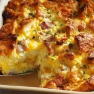 Homemade Egg And Cheese Strata