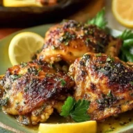 Homemade Greek Chicken Thighs