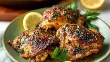 Homemade Greek Chicken Thighs