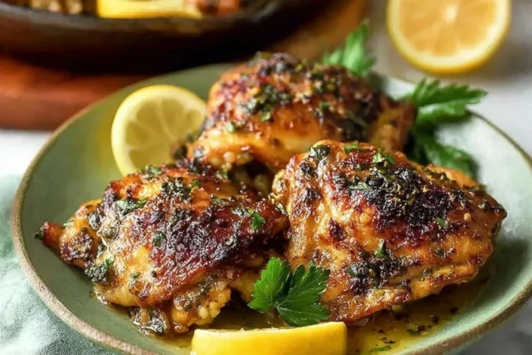 Homemade Greek Chicken Thighs