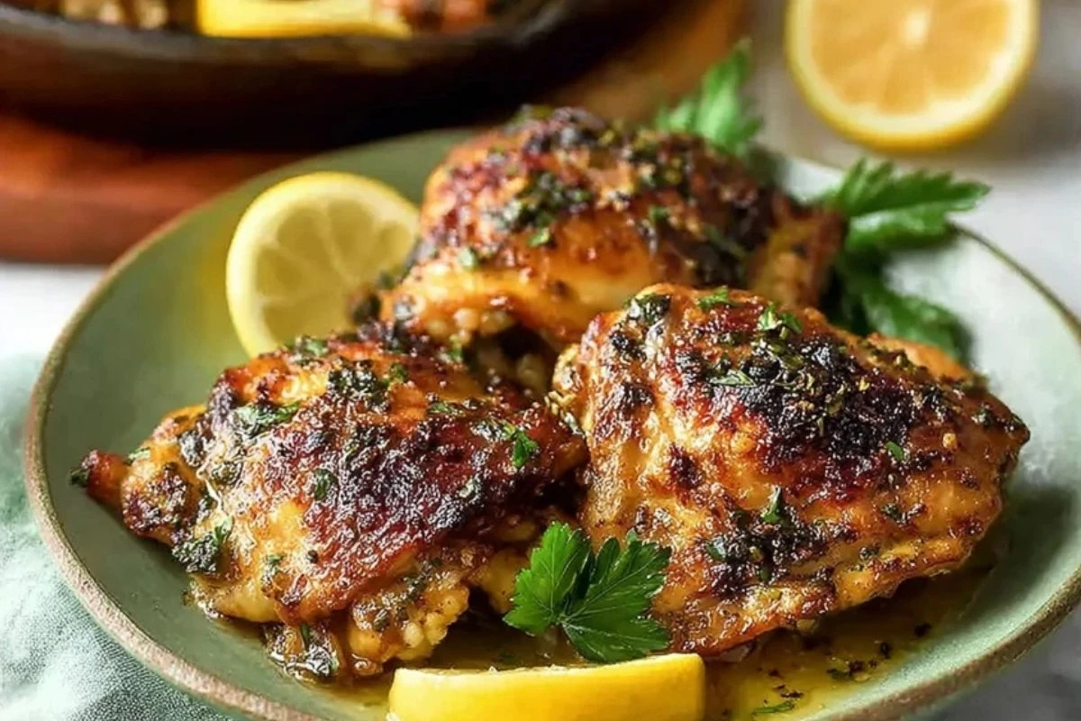 Homemade Greek Chicken Thighs