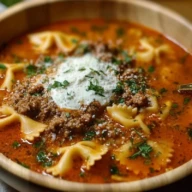 Homemade Lasagna Soup