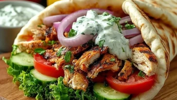 Irresistible Greek Chicken Gyros