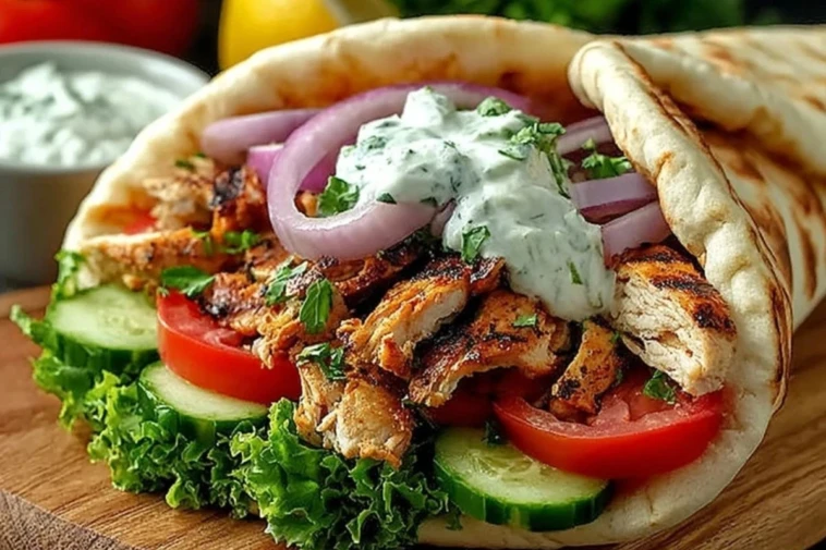Irresistible Greek Chicken Gyros