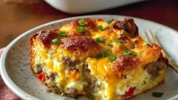 Make Ahead Biscuit Breakfast Casserole