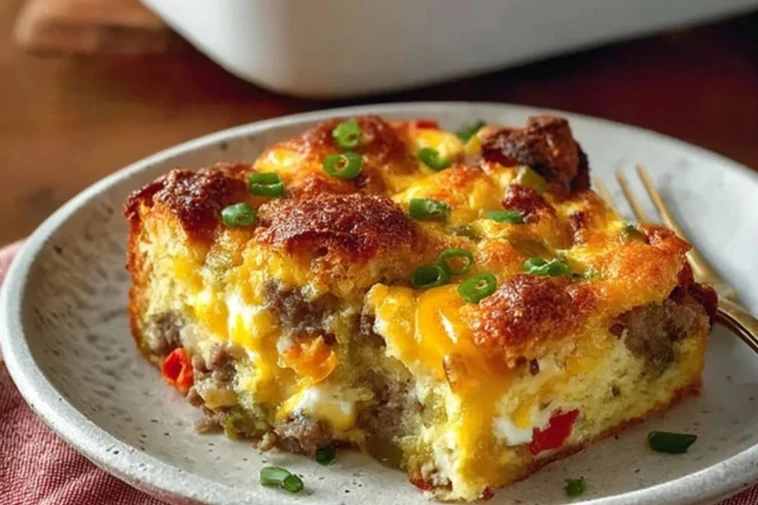 Make Ahead Biscuit Breakfast Casserole