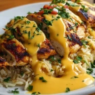 Mexican Chicken with Cheese Sauce