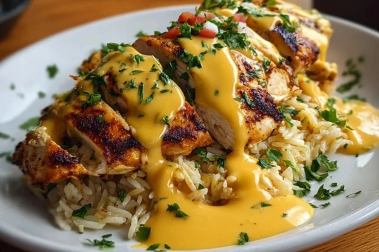 Mexican Chicken with Cheese Sauce