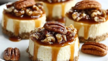 Mini Pecan Pie Cheesecakes