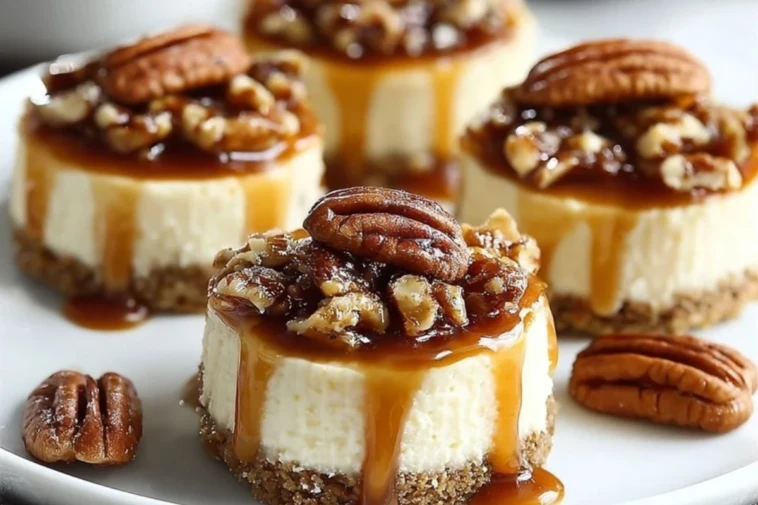 Mini Pecan Pie Cheesecakes