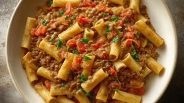 Nutritious Lentil Pasta Dish
