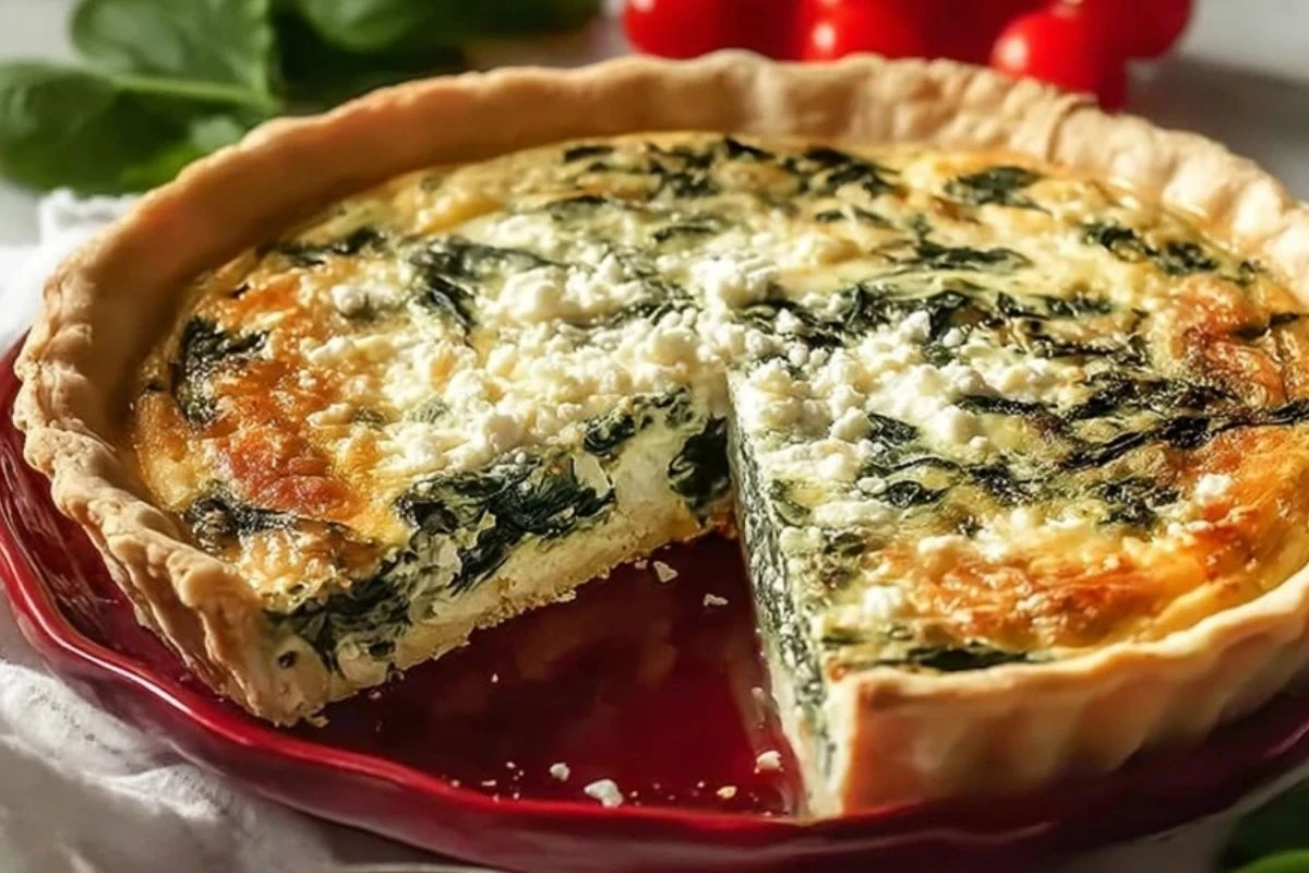 Perfect Spinach And Feta Quiche