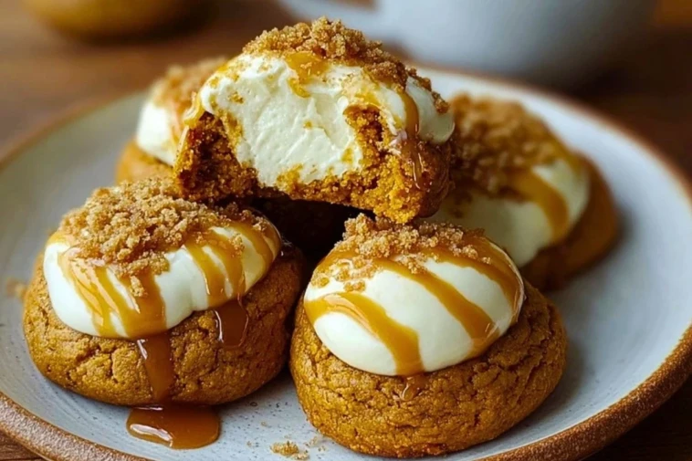 Pumpkin Cheesecake Cookies