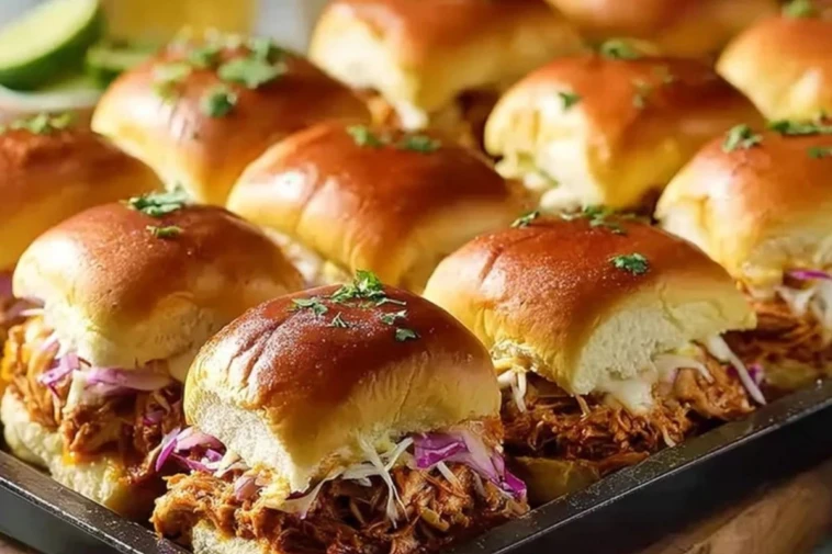 Quick BBQ Chicken Sliders