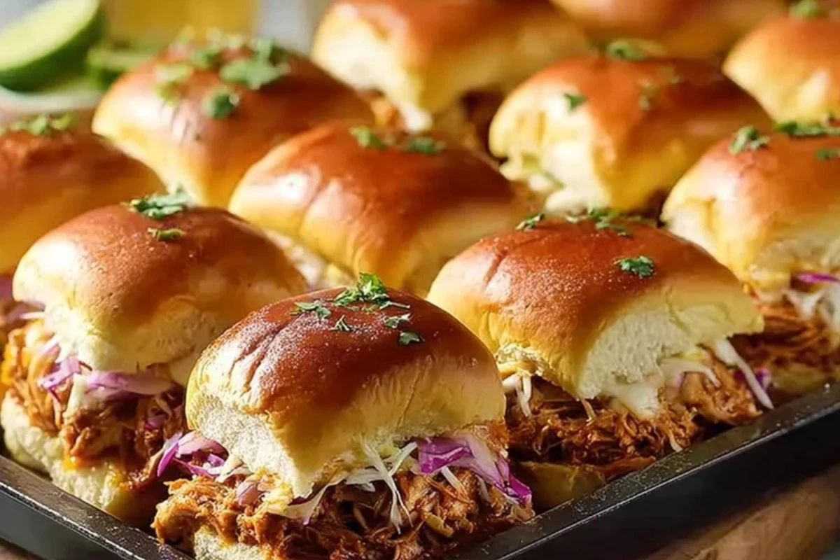 Quick BBQ Chicken Sliders