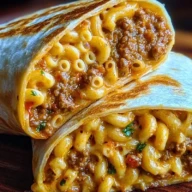 Sloppy Joe Mac & Cheese Wrap
