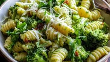 Smashed Broccoli Pasta