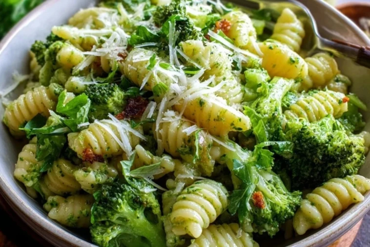 Smashed Broccoli Pasta