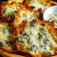 Spinach Dip Cheese Crisps