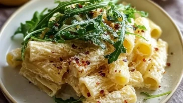 Stanley Tucci's Creamy Lemon Ricotta Pasta with Arugula