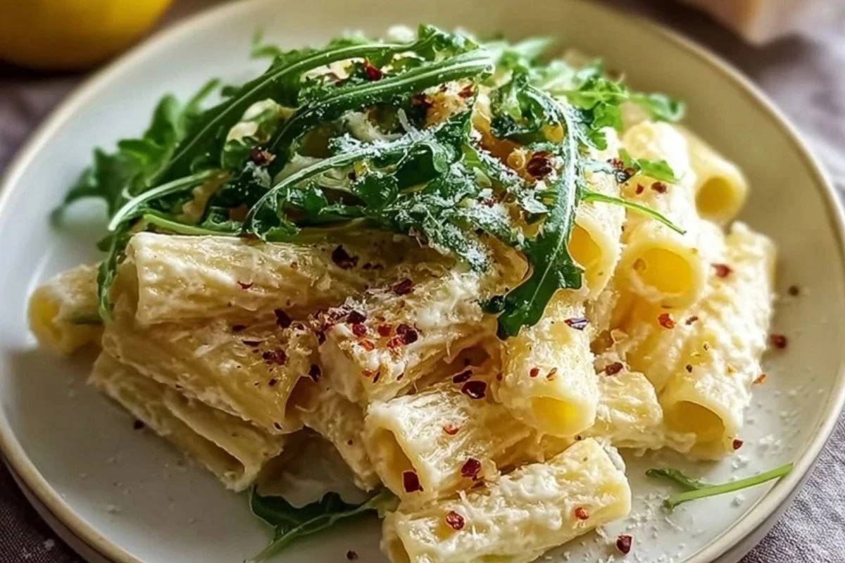 Stanley Tucci's Creamy Lemon Ricotta Pasta with Arugula