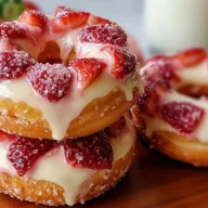 Strawberry Cheesecake Donuts