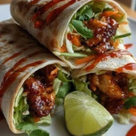 Sweet Chili Chicken Wraps
