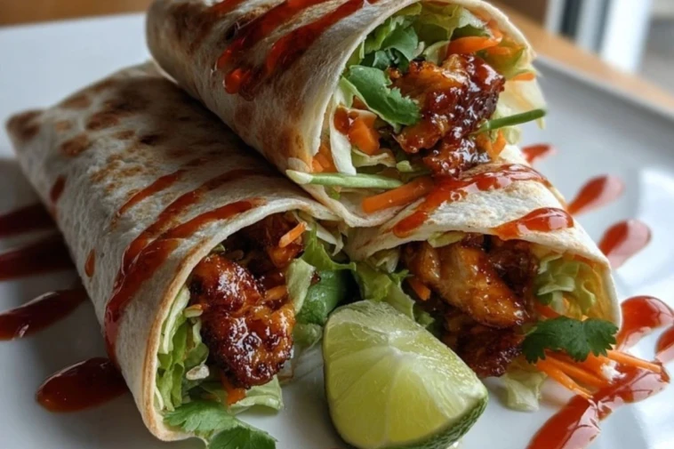 Sweet Chili Chicken Wraps