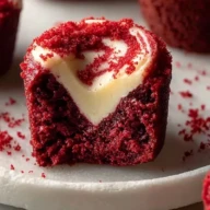 Sweet Red Velvet Brownie Bites