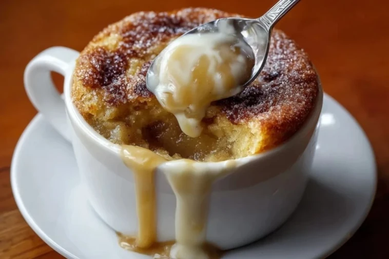 Warm Apple Mug Cake