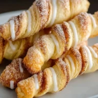 Baked Cinnamon Twists with Crescent Rolls