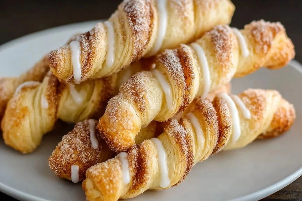 Baked Cinnamon Twists with Crescent Rolls