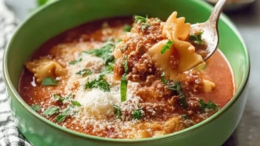 Best TikTok Lasagna Soup