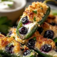 Blueberry Brie Jalapeño Poppers