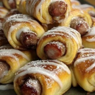 Breakfast Pigs in Cinnamon Rolls