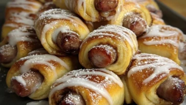 Breakfast Pigs in Cinnamon Rolls