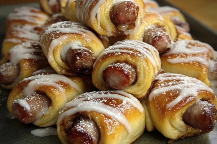 Breakfast Pigs in Cinnamon Rolls